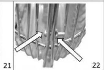 Emerio FN114509 - Motor burkolat összeszerelése - 10