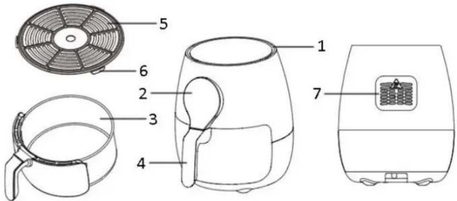 Emerio AF125830 - PARTS DESCRIPTION - 1