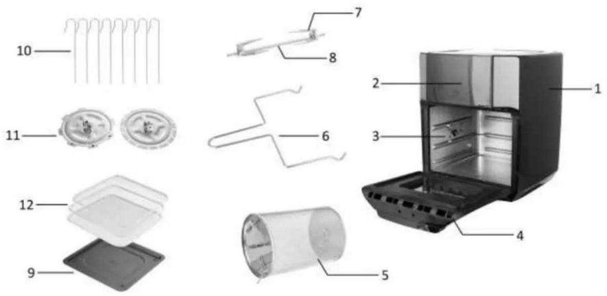 Emerio AF124772 - PARTS DESCRIPTION - 1