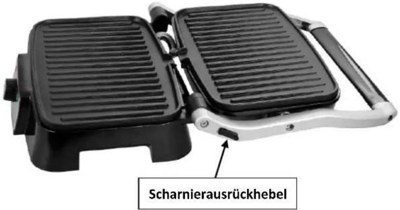 Emerio CG109898 - ANWENDUNG ALS EINEN OFFENEN GRILL - 1
