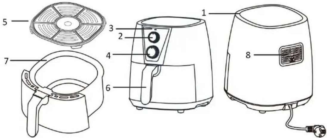 Emerio AF126667 - DESCRIPTION DES PIECES - 1