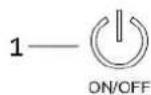 Emerio HF106631 - Ohjauspaneeli - 1