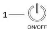 Emerio HF106631 - Ovladaci panel - 1
