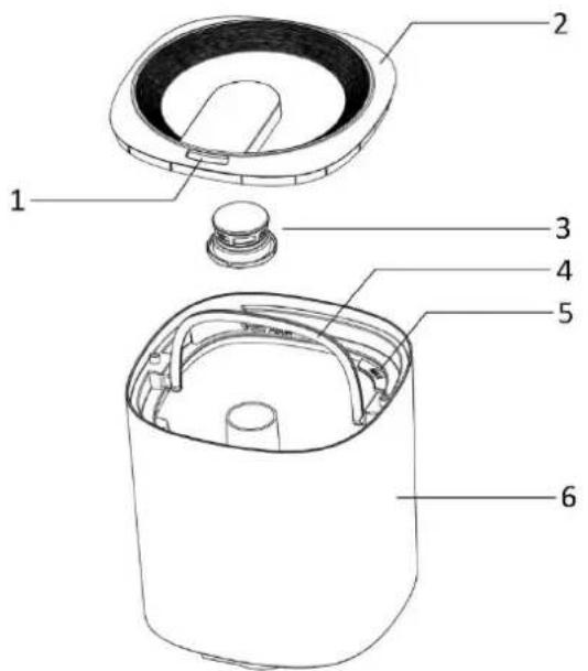 Emerio HF126736 - TEILE - 1