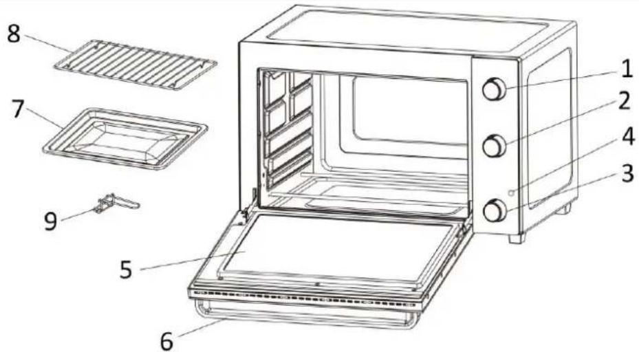 Emerio MO122420 - PARTS DESCRIPTION - 1