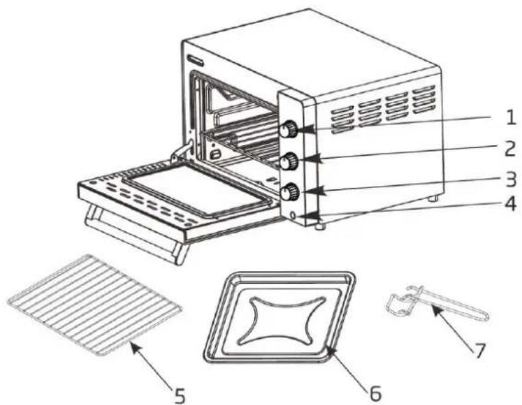 Emerio MO111999 - PARTS DESCRIPTION - 1