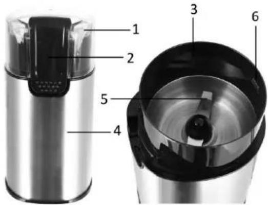 Emerio CG126285 - PARTS DESCRIPTION - 1