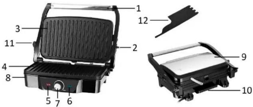 Emerio CG125533 - ОПИСАНИЕ ПРИБОРА - 1