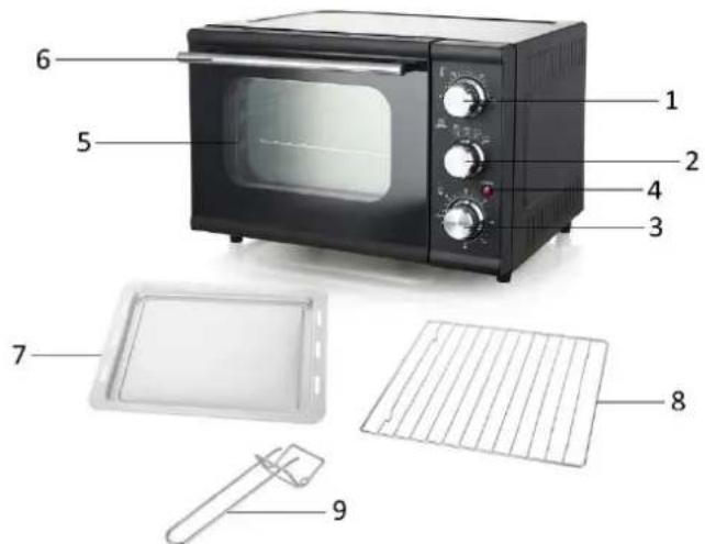 Emerio MO121235 - PARTS DESCRIPTION - 1