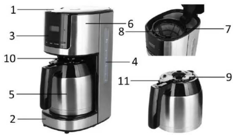 Emerio CME123551 - PARTS DESCRIPTION - 1