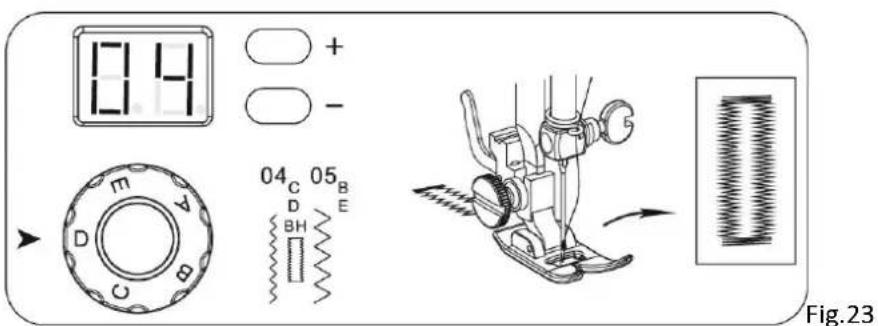 Emerio SEW121816 - Manual buttonhole - 5