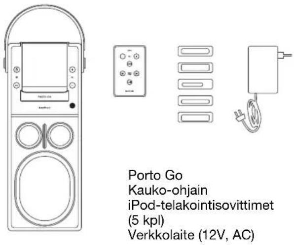 AUDIO PRO Porto Go - PAKKAUKSEN SISÄLTÖ TEKNISET TIEDOT - 1