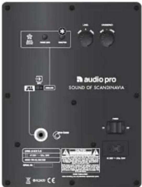AUDIO PRO Living LVSUB flat - CHANGEMENT DE ZONE SUR LE LV-SUB FLAT - 1