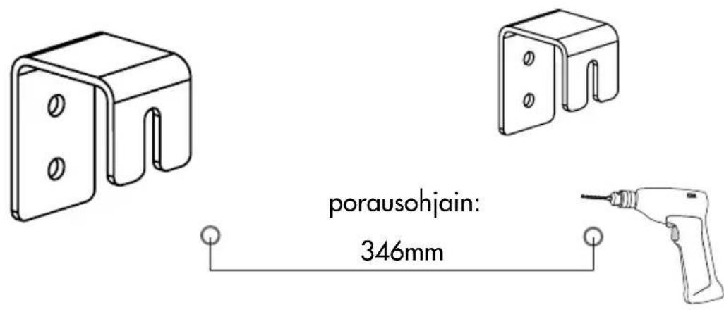 AUDIO PRO Living LVSUB flat - SEINÄKIINNITYS - 1