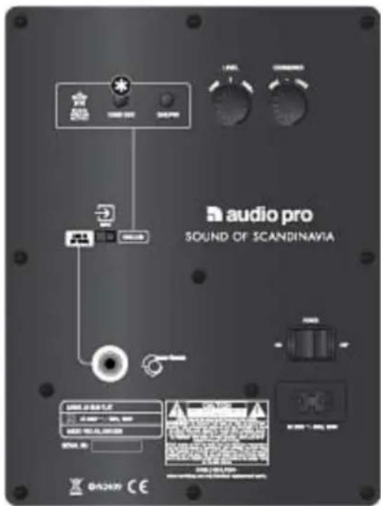 AUDIO PRO Living LVSUB flat - DEN HAUS-CODE AM LV-SUB FLAT WECHSELN - 1