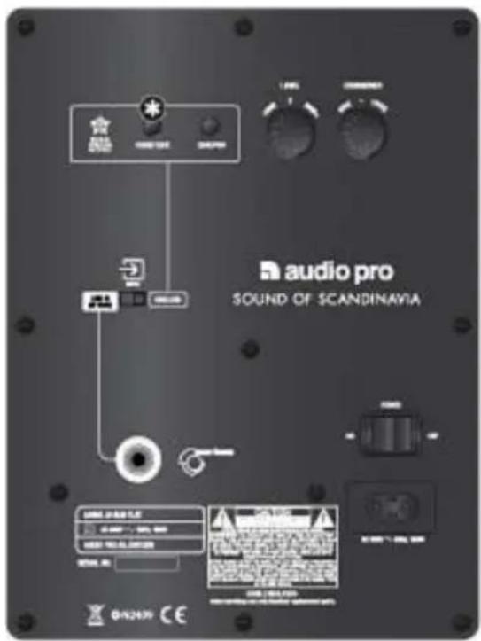AUDIO PRO Living LVSUB flat - HOW TO CHANGE HOUSE CODE ON THE LV-SUB - 1