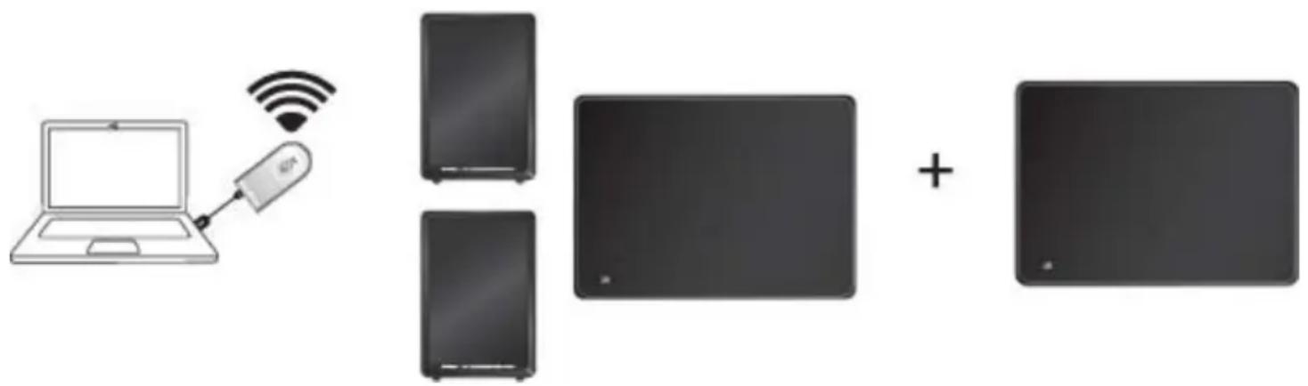 AUDIO PRO Living LVSUB flat - AGGIUNTA DI ALTRI LV-SUB FLAT ALLA RETE WIRELESS - 1