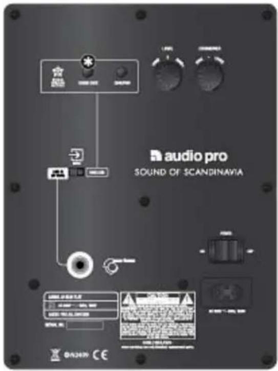 AUDIO PRO Living LVSUB flat - ATT BYTA HOUSE CODE - 1