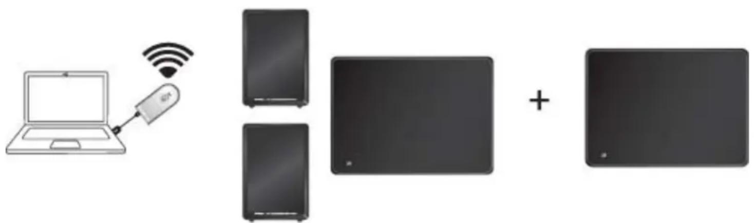 AUDIO PRO Living LVSUB flat - ADDERA FLER LV-SUB FLAT TILL DITT NÄTVERK - 1