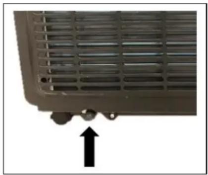Eurom Coolperfect 180 wifi - Vattenavledning kylningen - 1