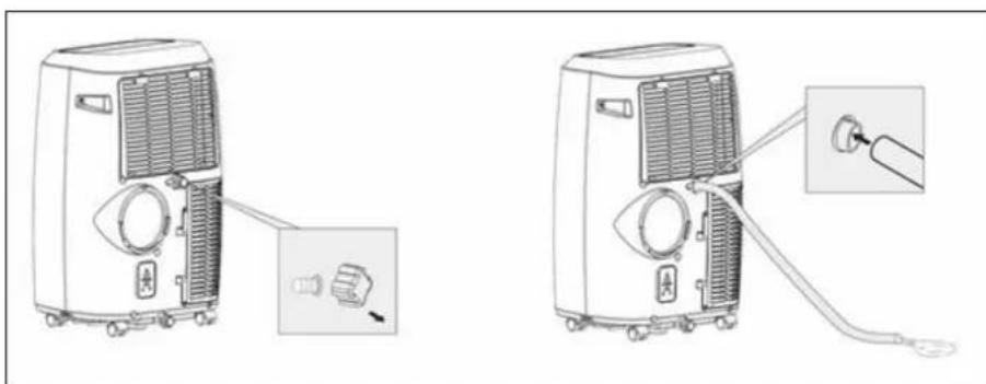 Eurom CoolEco 120 wifi A+ - Wasserableitung - 2