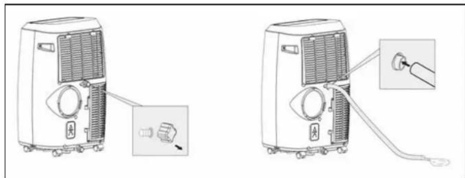 Eurom Coolsilent 90 wifi - Évacuation d'eau - 2