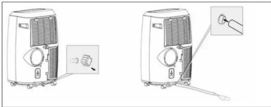 Eurom Coolsilent 90 wifi - Wasserableitung - 1