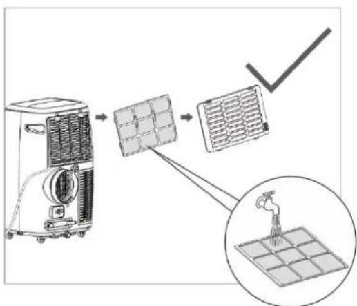 Eurom Coolsilent 90 wifi - Cleaning of the filter - 1
