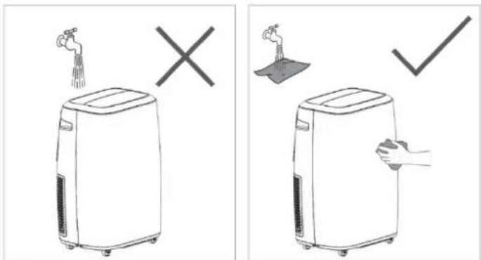 Eurom Polar 140 wifi - Cleaning the housing - 1