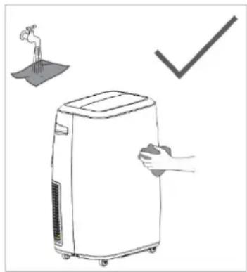 Eurom Polar 140 wifi - Reiniging van de omkasting - 2