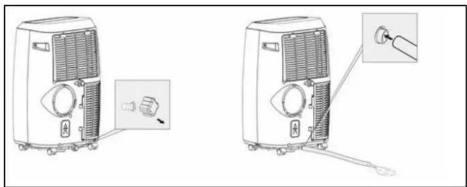 Eurom Polar 140 wifi - Waterafvoer - 2