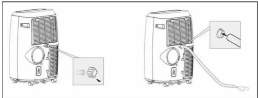 Eurom CoolEco 90 wifi A++ - Waterafvoer - 1