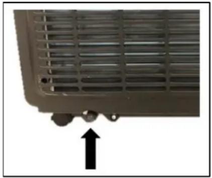 Eurom Coolperfect 120 wifi - Évacuation d'eau climatisation - 1