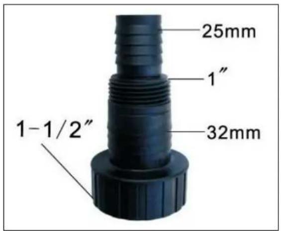 Eurom Flow Pro 550CW - Raccord de tuyau - 1