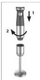 RIVIERA & BAR PPM560 - A.Procedure de mise en service commune au pied mixeur (3), au pied mayonnaises 4 et au pied presse-puree (6) - 1