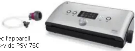 RIVIERA & BAR PSV970 - Boîtes en verre de conservation sous-vide PSV 970 Kit de 3 boîtes - 1