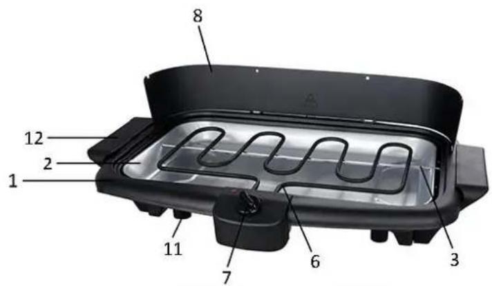 Emerio BG111826 - PARTS DESCRIPTION - 1