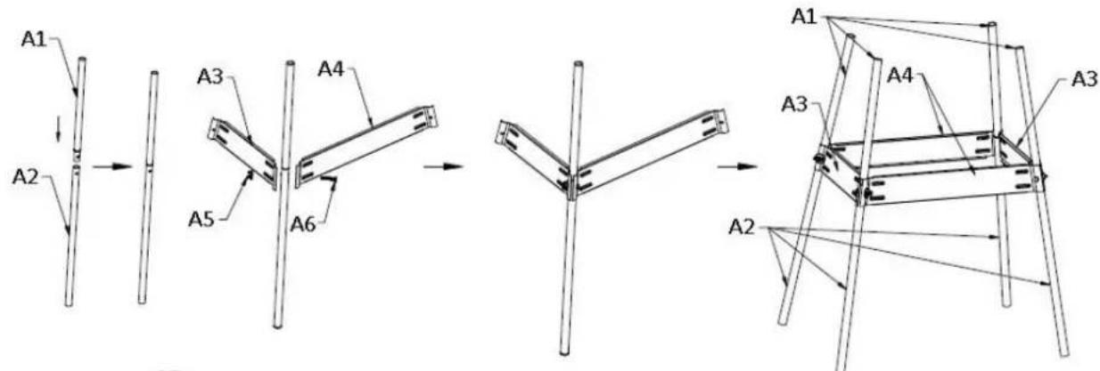 Emerio BG111826 - Stand assembly: - 1