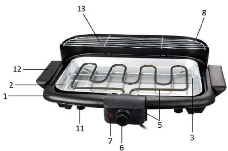 Emerio BG111860 - TEILENAMEN - 1