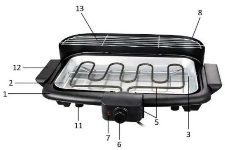 Emerio BG111860 - DESCRIPTION DES PIECES - 1