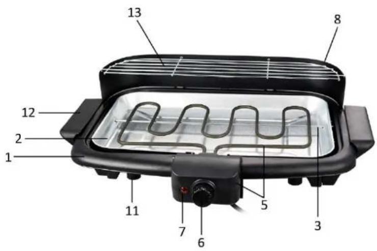 Emerio BG111860 - PARTS DESCRIPTION - 1