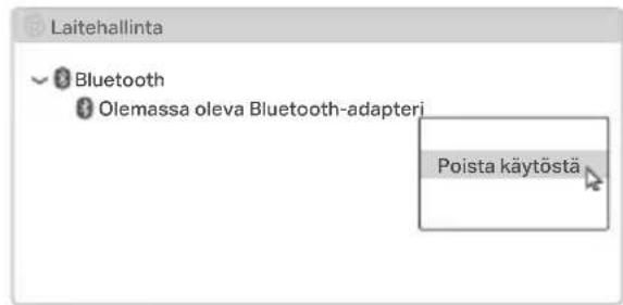 TP-LINK Archer TXE75E - Poista Bluetooth käytösta - 1