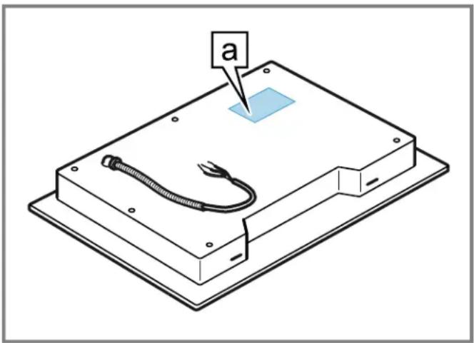 THERMADOR CIT304YB - Rating plate location - 1
