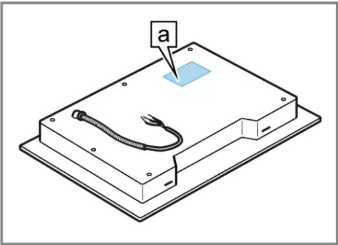 THERMADOR CIT304YM - Rating plate location - 1