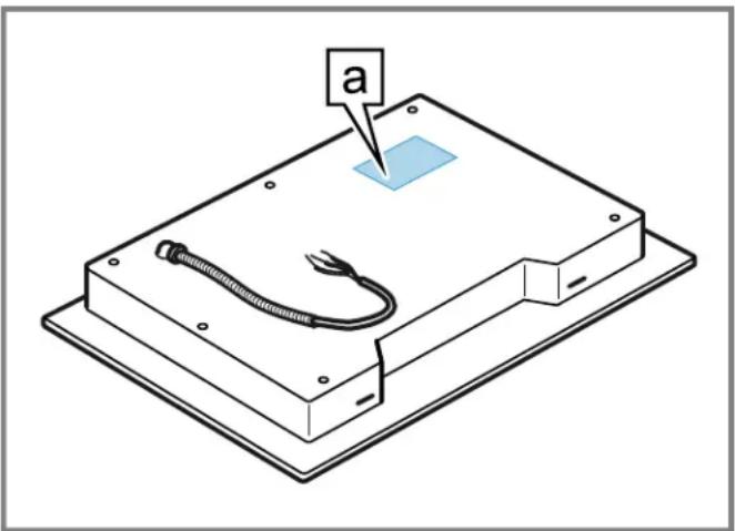 THERMADOR CIT365YB - Rating plate location - 1
