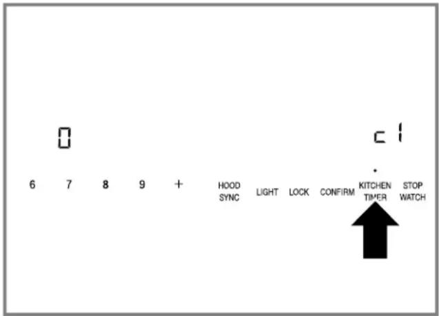 THERMADOR CIT367YMS - Changing the basic settings - 1