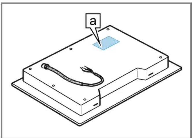THERMADOR CIT367YGS - Rating plate location - 1