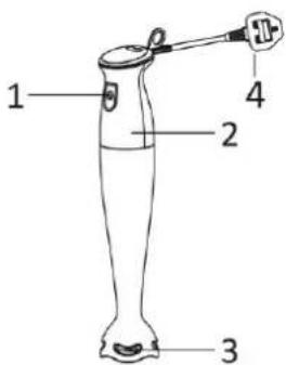 Emerio HB124586 - BESCHREIBUNG DER TEILE - 1