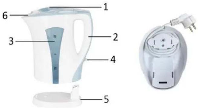 Emerio WK121344 - PARTS DESCRIPTION - 1