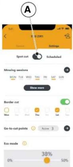 STIGA Stig 1200 - TAGLIO SINGOLO / PROGRAMMATO SCHEDULATO (SPOT CUT / SCHEDUED) - 1